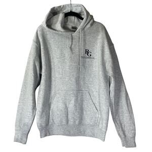RG Electric Company Inc Grey Hooded Sweatshirt Regular Unisex Adult Size M